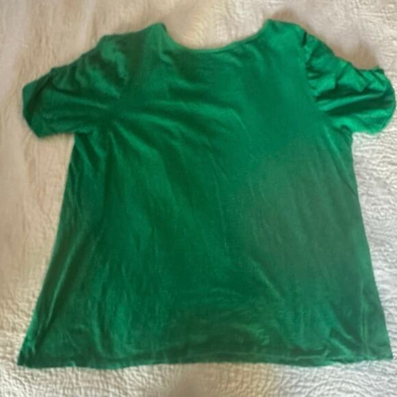 International Concepts Solid Green Top Sz. 2X - Picture 3 of 6